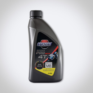 STATES SPORT PRO AUTO 4T 10W-40 4ストロークオートメーションオートバイおよびスクーター用の高性能マルチグレードエンジンオイル - Product Image 1