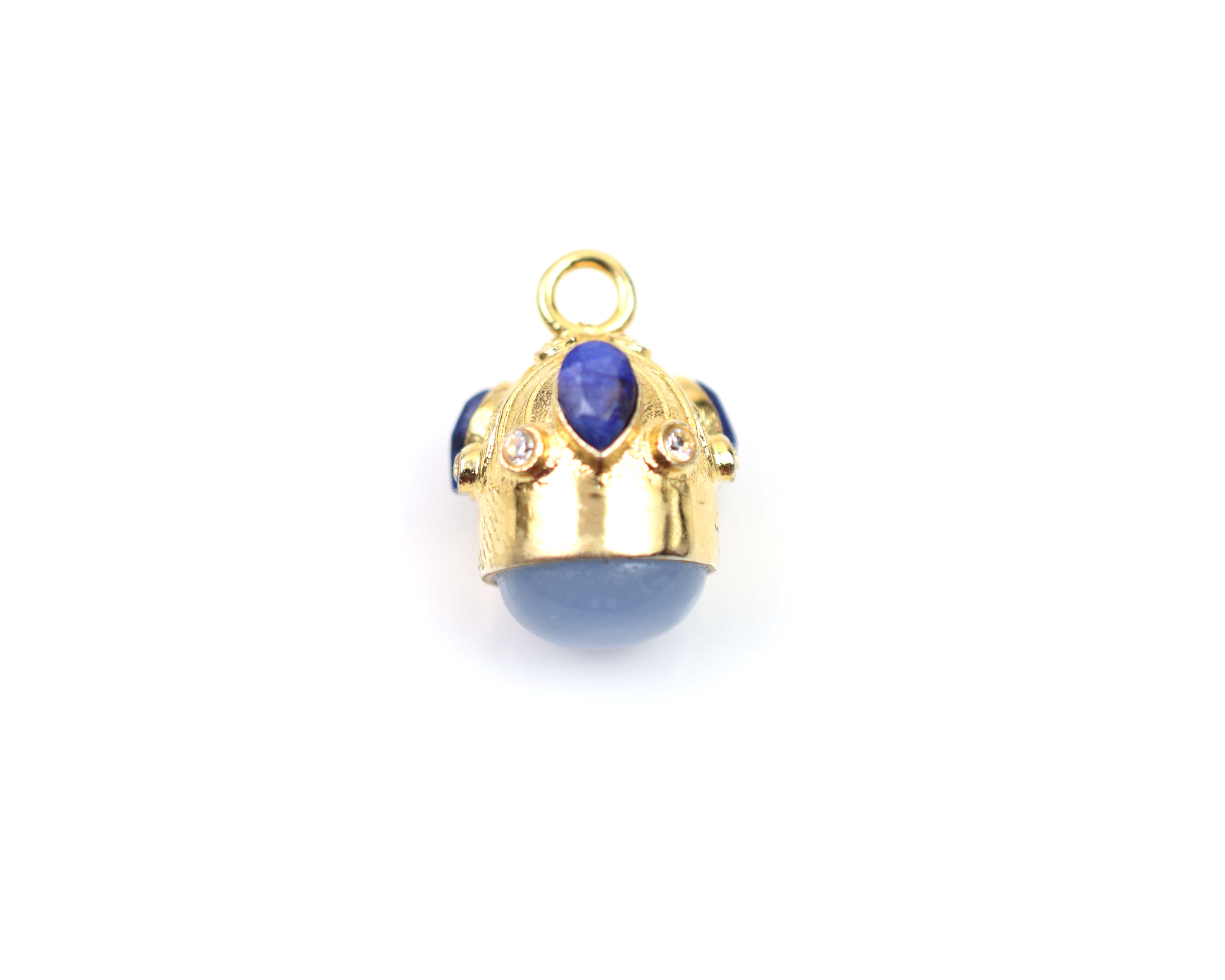 Calcédoine bleue