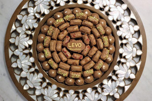 Chocolate Mother of Pearl <strong>Inlay</strong> Wooden Tray for Serving with Suitable Price for Ramadan Holiday From Vietnam - Product Image 5