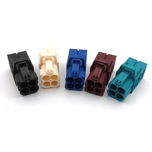 A/B/C/D/Z kodu 4-in-1 Mini Fakra <span class=keywords><strong>Jack</strong></span> sıkma konektörü RG174 Dacar302 koaksiyel kablo için <span class=keywords><strong>360</strong></span> ° Surround görüş kamerası ADAS