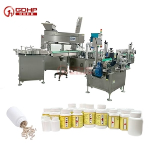 片剂、糖果自动16通道装瓶计数灌装、封盖、封口和贴标机 - Product Image 1