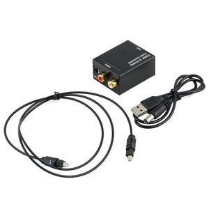 Adaptador convertidor de audio Toslink SPDIF óptico RCA digital a analógico - Product Image 1