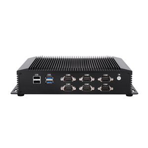 Fanless Industrial Mini <strong>Computer</strong> <strong>with</strong> Core I5 4200U I7 4500U <strong>Embedded</strong> PC 2LAN 6COM RS232 RS485 <strong>GPIO</strong> Support LCD Display Din Rail - Product Image 2