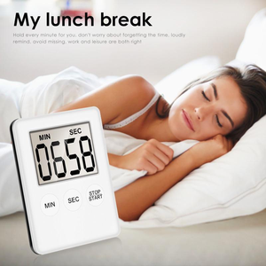 Timer da cucina digitale con un allarme funzione di ricordare il conteggio magnetico e il conto alla rovescia per cucinare, Fitness, studiare - Product Image 2