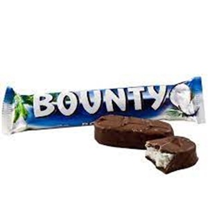 En kaliteli Bounty çikolata, hindistan cevizi dolu çikolata, çeşitli tatlar ile 57gm