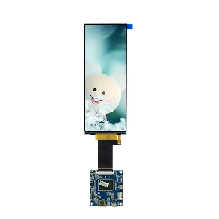 Tela inteligente com solução para fechadura de porta, TFT tipo barra Ips LCD de 6,2 polegadas, display vertical 360*960 LCD com placa