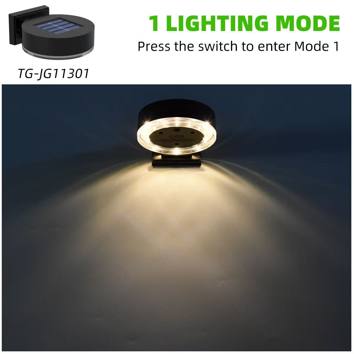 applique murale solaire