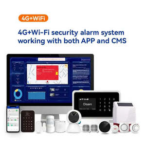 2025 Neuestes 4G Anti-Diebstahl-WiFi-Alarmsystem mit integrierter Überwachungs kamera in APP-und CMS-Center-Überwachungs software - Product Image 4