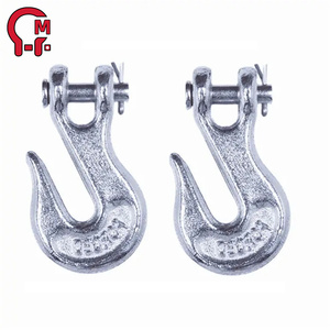 Hlm mạ kẽm nâng Palăng móc Carbon thép hợp kim thép mắt móc clevis lấy móc xoay móc lớn mở Loại Nâng Móc - Product Image 3