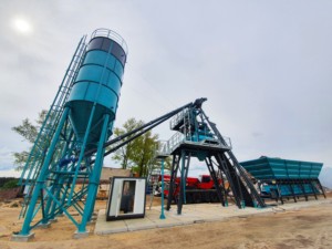 ポンプモーターエンジンPLC,高効率コンパクト100コンクリートバッチプラント最大出力小型フットプリント必須コンポーネント - Product Image 2