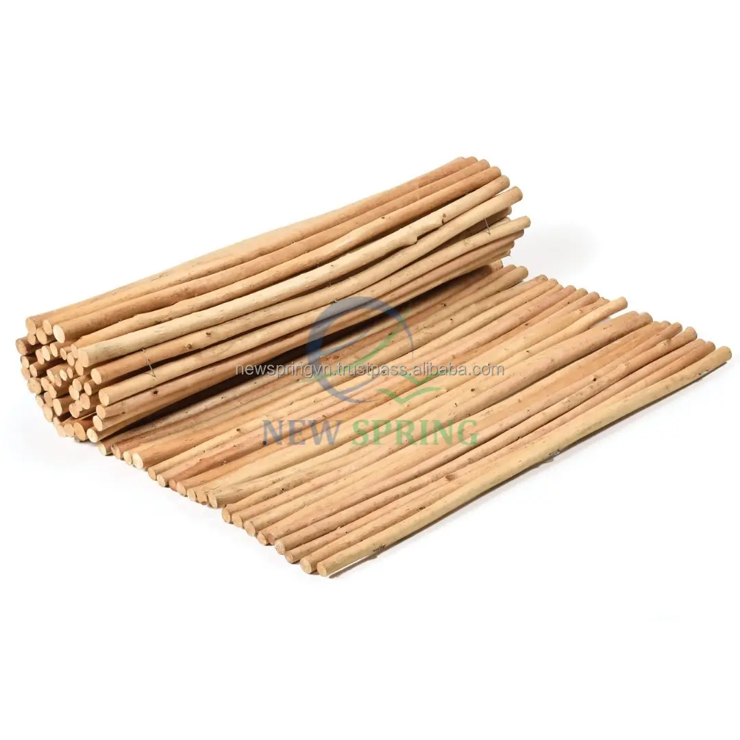 Tapis en bambou Rouleaux de clôture en bambou