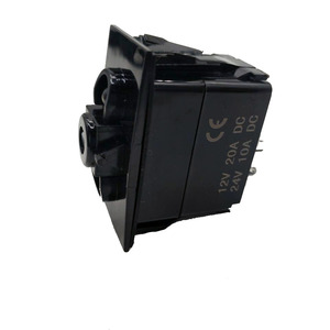 Siyah tek Rocker anahtarı LED 12V tekne şeklinde basmalı düğme anahtarı anlık su geçirmez otomatik tren ATV tekne deniz geçiş anahtarı - Product Image 5