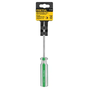 Pretul กล่องดอกไขควงขนาดเล็กพร้อม6ยูนิตไขควงไขควงไขควงไขควง Torx T 25 PVC แบบแมนนวลหัวสกรูปรับแต่งได้ - Product Image 3
