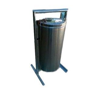 <span class=keywords><strong>2025</strong></span> Aço Inoxidável 60L Capacidade Sortable Trashcan Stand Sozinho Lixo Ao Ar Livre para Uso Público Estilo sem Tampa