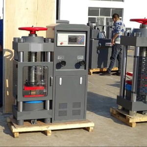 Máquina de prueba de compresión digital probada por el fabricante con 1 año de garantía - Product Image 3