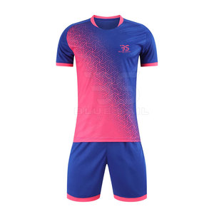 サッカージャージーセットユニークなパターンと数字印刷のカスタムサッカーキット - Product Image 1