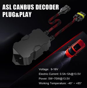 LANSEKO H13 LED-Scheinwerfer Canbus Decoder kann Dashboard-Fehler und flackernde Probleme lösen Eingebauter Super kondensator und Widerstand
