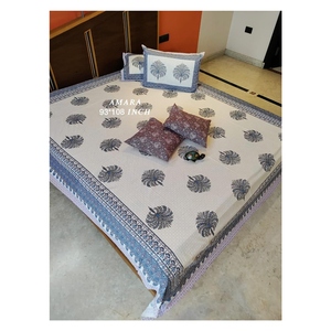 Amara & Masakali 93x108พร้อมปลอกหมอนอิงมือ2ชิ้นผ้าปูเตียงขนาดควีนไซส์พรีเมียมคอลเลกชัน AMBS046ล่าสุด - Product Image 6