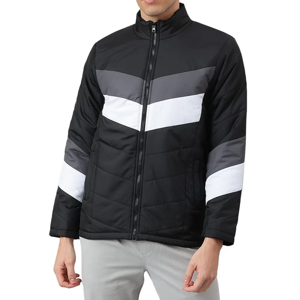 OEM Custom Design Bubble Casual Zipper Custom Down Streetwear Puffer Man Winter Coats Men's Jacket For Men Stylish