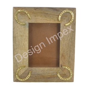 马术相框长方形木框画盒图片图片支架平开窗马位相框礼品 - Product Image 3