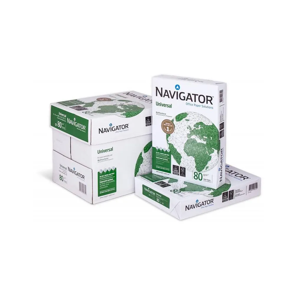 Grossiste de papier copie Navigator A4, papier universel 80gsm, meilleure offre de papier d'impression
