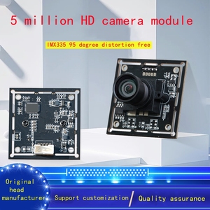 Módulo de cámara USB con Sensor COMS IMX335 de 5MP personalizable 2K 1080P FOV lente de 95 grados 38x38mm placa PCB USB2.0 micrófono incorporado