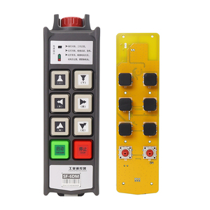 自動機能と固定コードLEDタイプで認定された6ボタンデュアルスピード耐熱林業クレーンリモコンFCC - Product Image 3