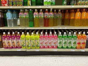 11.2 Floz şişe Premium Cojo Cojo kavun suyu içecek Nata de Coco ile, toptan tedarikçiler meyve suyu karpuz suyu yapma