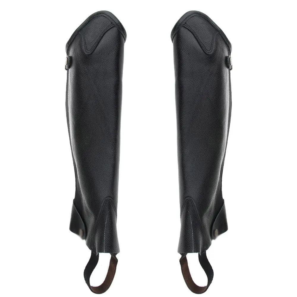 Demi-chaps d'équitation en cuir Protecteur de jambe de la meilleure taille Demi-chaps en cuir par CAVALRY SKT COMPANY