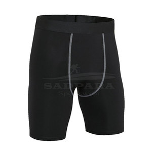 高品质男士定制压缩短裤实心图案新品优质男士压缩短裤 - Product Image 2