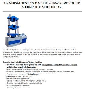 Precision <strong>Computer</strong>-Integrated Servo-Controlled Universal Testing Machine Gold Detector Metal <strong>Computer</strong>-Controlled - Product Image 4