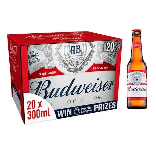 Chất lượng cao cấp Lager Budweiser bia trong chai 33cl