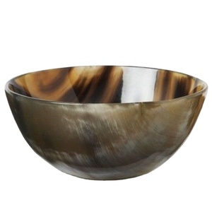 Benzersiz gerçek Buffalo Horn kase kabuk şık hayvan tasarım denizcilik ev dekor için siyah beyaz renkler <span class=keywords><strong>GM</strong></span> Impex tarafından satış