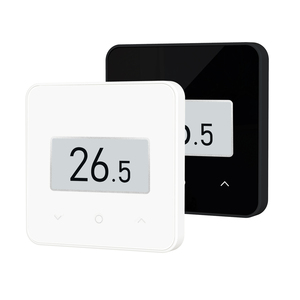 Design moderno termostato cablato ad alta efficienza energetica per il controllo del riscaldamento dell'appartamento manuale e programmabile - Product Image 2