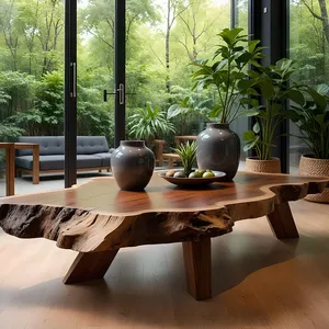 Mesa de centro multifuncional de madera de la mejor calidad para decoración de hogar y oficina disponible a precios de exportación - Product Image 4