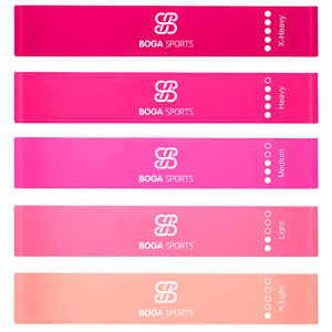 Faixa elástica personalizada de látex, logotipo personalizado, forma de látex, simplificar, resistência, exercício