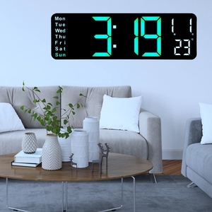 Vendita diretta della fabbrica orologio a Led montato a parete grande Display a Led orologio digitale ricaricabile - Product Image 3