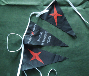 Banderín triangular al aire libre con impresión personalizada promocional, banderín, banderín, bandera colgante para Decoración - Product Image 6