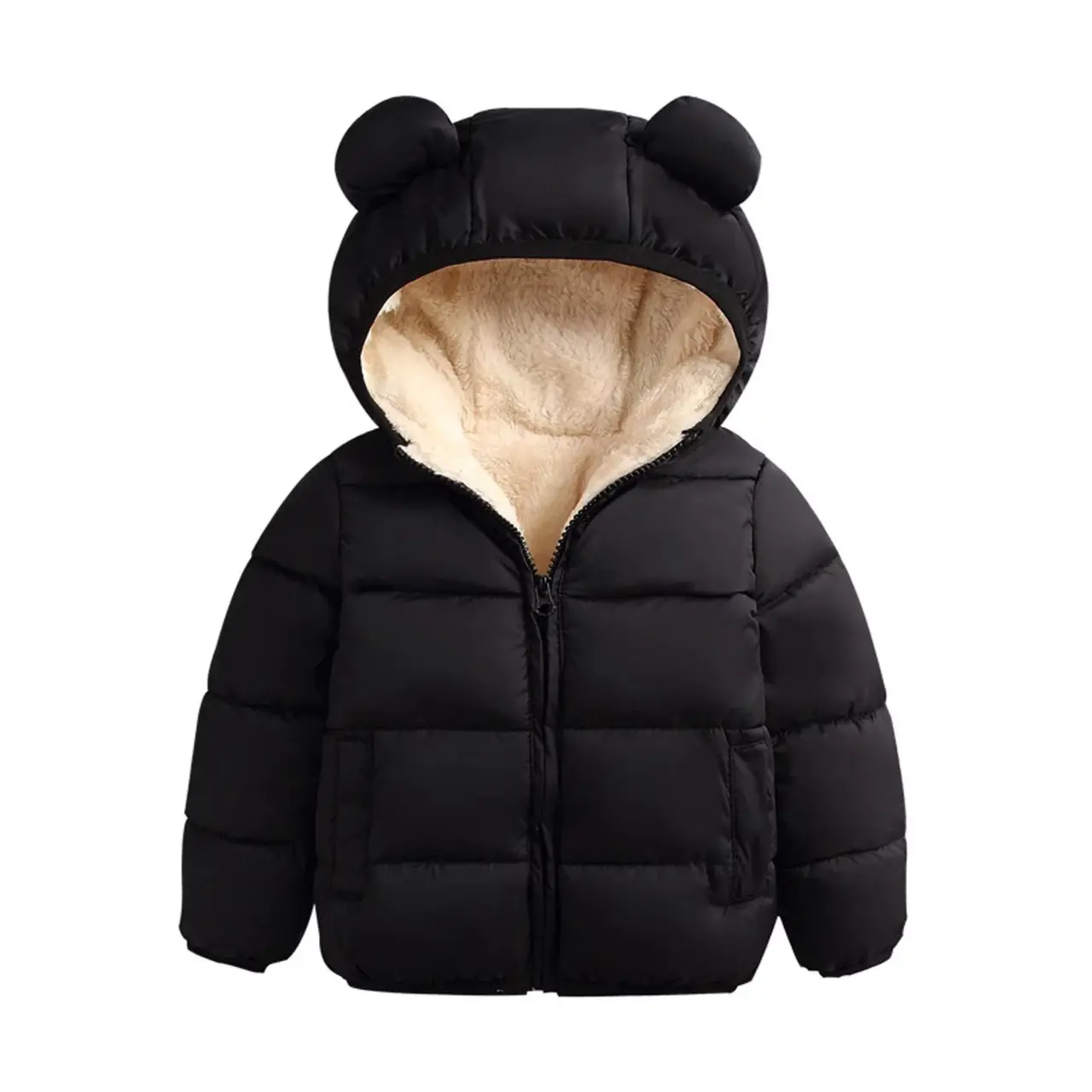 Neues Design Mode Mädchen Wintermäntel Jacken Herbst Boutique-Bekleidung Daunenmäntel Jacken Kinder Ernte Puffer Blase Mädchenmäntel