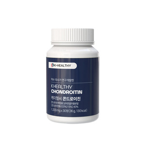 K-Healthy Chondroitin 1200mg 30 Tabletten für Erwachsene - Gelenk- und Knorpelunterstützung - Product Image 1