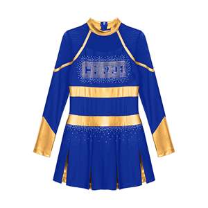 CHEER ชุดยูนิฟอร์มเชียร์ลีดเดอร์ประดับพลอยเทียมรูปดาวชุดเชียร์ - Product Image 2