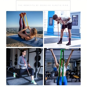 <strong>Elastic</strong> Resistance <strong>Bands</strong> <strong>Exercise</strong> Expander Stretch Fitness Pull up Assist Mobility Training Pilates Yoga Home Gym Workout <strong>Loop</strong> - Product Image 5