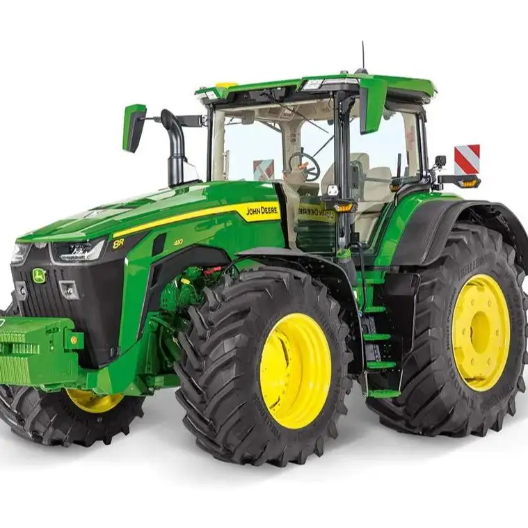 Ucuz satış fiyatı tarım makineleri kalite John Deer 5050 D tarım traktörleri yükleyici ile ikinci el çiftlikte