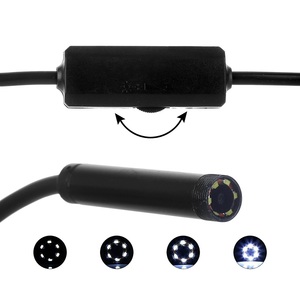 Yüksek kaliteli su geçirmez 1MM 720P sert tel muayene endoskobu kamera kanalizasyon boru sondaj USB Mini endoskop kamera