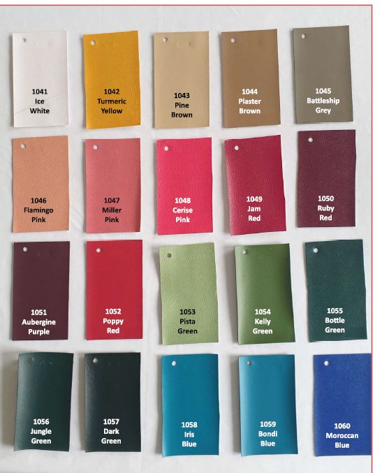 มีหลายตัวเลือกสำหรับสี