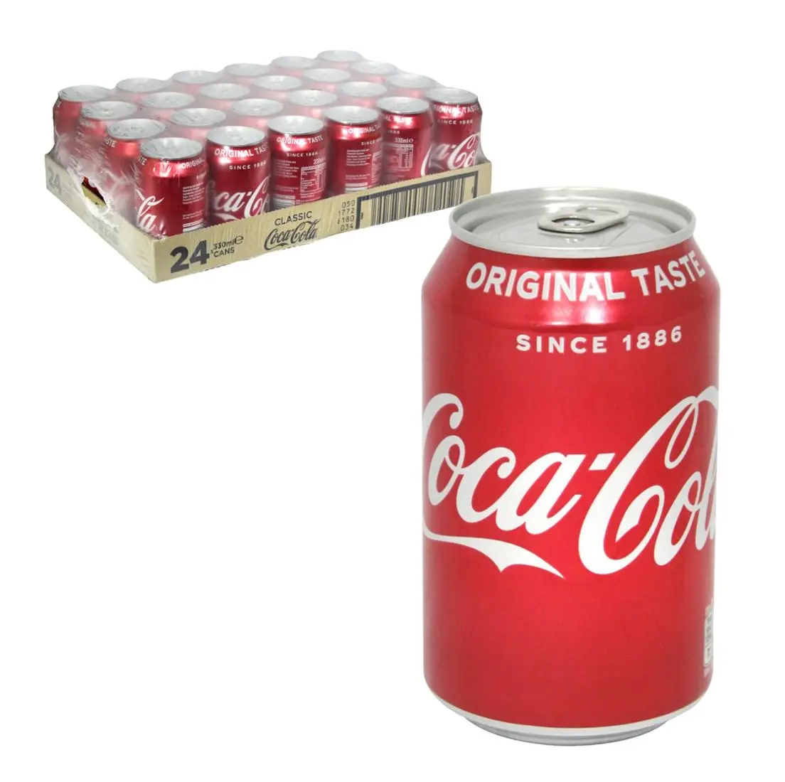 Venta al por mayor de latas originales de Coca-Cola de 330ml/Coca-Cola con entrega rápida