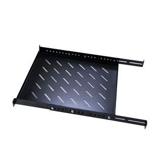 19 inç 1U sabit sunucu raf raf ağ veri merkezi raflar için bacalı raf montaj raf & IT sunucu odası dolapları - Product Image 2