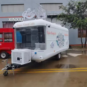 Пищевой грузовик прицеп мобильный кухонный хот-дог мороженое бургер пищевая диаграмма продаж полный набор оборудования - Product Image 3