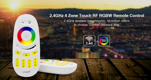 Светодиодный умный пульт дистанционного управления RGBW Milight FUT096 Беспроводной RF 2,4 ГГц 4 зоны сенсорный экран Регулируемая яркость красочный - Product Image 6