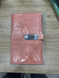 Cuaderno de Planificador de tapa dura A6 personalizado, diario de cuero PU duradero con bloqueo y acceso con contraseña codificada - Product Image 6